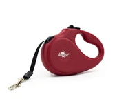 Doggie Master Seri Otomatik Makaralı Köpek Gezdirme 25 kg / 5 M Kırmızı thumbnail 2