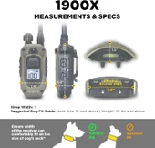 Dogtra 1900X 2 Köpek için Uzaktan Kumandalı E-Collar - 3/4 Mil, 16+ Kg Köpekler - 6