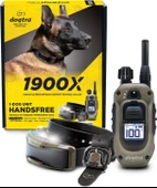 Dogtra 1900X Eller Serbest E-Collar Köpek Eğitimi - 3/4 Mil, 20+ Kg Köpekler - 1