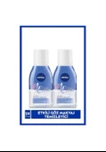 NIVEA Make Up Expert Hassas Çift Fazlı 125 Ml 2'li Paket Göz Makyaj Temizleyici - 1