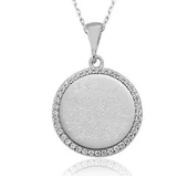 Gümüş Ayetel Kürsi Bayan Kolye thumbnail 1