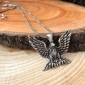Gümüş Kartal Erkek Kolye thumbnail 1