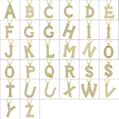 Gümüş Gold T Harfi Kadın Kolye thumbnail 2