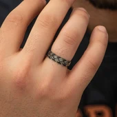 Gümüş Kazaziye Örgü Yüzük thumbnail 5