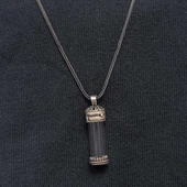 Gümüş İçi Açılabilen Muska Kabı Cevşen Erkek Kolye thumbnail 2