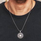 Gümüş İnşirah Suresi Erkek Kolye thumbnail 5