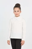 Toontoy Kız Çocuk Okul Dantel Yaka Tişört - 8