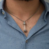 Gümüş İçi Açılabilen Muska Kabı Kolye thumbnail 2