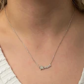 Gümüş Kayan Yıldız Kadın Kolye thumbnail 4