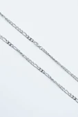 Figaro Zincir Kolye - Silver Renk thumbnail 1