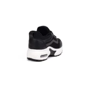 Kız Çocuk Siyah Beyaz Fileli Rahat Günlük Sneaker Nefes Alan Spor Ayakkabı thumbnail 5