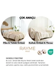 MYLASA HOME Waffle Pike Yatak Örtüsü Çift Kişilik - %100 Pamuk Hafif 4 Mevsim Kullanım Yüksek Kaliteli Pikeler - 7