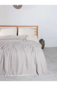 MYLASA HOME Double Face 4 Katlı Müslin Çift Taraflı Yatak Örtüsü Çift Kişilik - 1