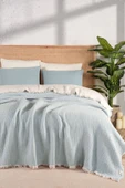 MYLASA HOME Mylasahome Müslin Kosha Serisi Hybrid Uyku Ürünleri Yorgan 240x260cm Mavi - 1