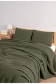 MYLASA HOME Müslin Tek Kişilik Yatak Örtüsü Seti 180 X 230 Cm, 2 Parça, Yazlık Yastık Kılıfı Ve Pike Takımı - 2