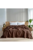 MYLASA HOME Pike Yatak Örtüsü Tek Kişilik Waffle - %100 Pamuk Hafif 4 Mevsim Havadar Yüksek Kaliteli Pikeler - 3