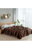 MYLASA HOME Pike Yatak Örtüsü Tek Kişilik Waffle - %100 Pamuk Hafif 4 Mevsim Havadar Yüksek Kaliteli Pikeler - 4