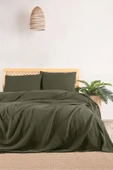MYLASA HOME Müslin Tek Kişilik Yatak Örtüsü Seti 180 X 230 Cm, 2 Parça, Yazlık Yastık Kılıfı Ve Pike Takımı - 1