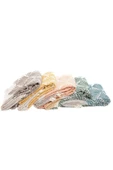 MYLASA HOME %100 Pamuk Pan Desenli Çok Amaçlı Koltuk Şalı 130 x 170 (Kırlentsiz) - 4