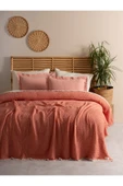 MYLASA HOME Double Face Planets 4 Katlı Müslin Yatak Örtüsü Tek Kişilik 160x220cm - 1