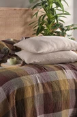 MYLASA HOME MylasaHome Ekose Desenli Çift Kişilik Yatak Örtüsü 240x260 - 3