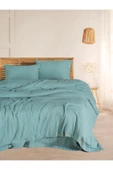 MYLASA HOME Cloudy Mood Müslin Tek Kişilik Nevresim Takımı | Nevresim,yastık Kılıfı,düz Çarşaflı | - 1