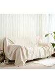 MYLASA HOME Waffle Pike Yatak Örtüsü Çift Kişilik - %100 Pamuk Hafif 4 Mevsim Kullanım Yüksek Kaliteli Pikeler - 5