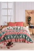 MYLASA HOME Yılbaşı  Desenli Müslin Kosha Serisi Hybrid Uyku Ürünleri Yorgan 240x260 - 1