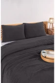 MYLASA HOME Müslin Tek Kişilik Yatak Örtüsü Seti 180 X 230 Cm, 2 Parça, Yazlık Yastık Kılıfı Ve Pike Takımı - 3