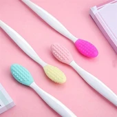 2 Adet Dudak Fırçası Peeling Etkili Gözenek  Siyah Nokta Temizleyici Akne Giderici Çift Yönl thumbnail 1