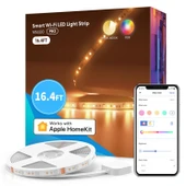 Meross Akıllı Led Şerit Wi-Fi RGB 5 Metre MSL320 Pro (Apple Home Destekli) thumbnail 1