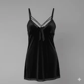 Moonlight 288 Kadife Gecelik thumbnail 3