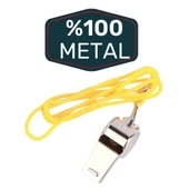 Metal Ipli Hakem ve Deprem Düdüğü (24'lü) - 2