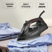 KİNG STIRO 2600W SERAMİK TABAN BUHARLI ÜTÜ KBU751 thumbnail 1