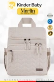 Kinder Baby Merlin Termal Anne Bebek Bakım Çantası thumbnail 1