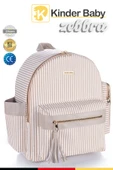 Kinder Baby Zebbra Termal Anne Bebek Bakım Çantası thumbnail 1