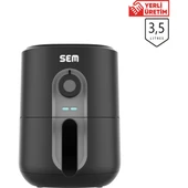SEM SC305 SEM MİDOCOOK YAĞSIZ KIZARTMA SICAK HAVA FRİTÖZ  AİRFRYER SİYAH thumbnail 2