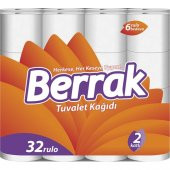 Berrak 2 Katlı 32'li Tuvalet Kağıdı - 1