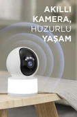 Torima CMR-31 Beyaz Full Hd Led Aydınlatmalı Wifi Smart Ip Güvenlik Kamerası - 5