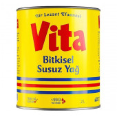 Vita Bitkisel Susuz Margarin 2 lt - 1