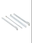 Beyaz Metal Çekmece Rayı Tekerlekli Mobilya Dolap Çekmece Rayı(BEYAZ)(TAKIM)(METAL) 50cm 50cm - 2 ADET thumbnail 2