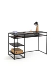 Hitit Dekorasyon Milai Siyah Metal Çalışma Masası thumbnail 1