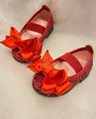 GALA önü fiyonklu simli çocuk babet thumbnail 3