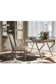 Hitit Dekorasyon Tamara Metal&cam&ahşap Çalışma Masası (küçük Boy) - 2
