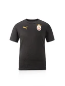 Galatasaray Orijinal Lisanslı Sıfır Yaka Siyah A Takım Antrenman T-Shirt Gs Aslan Baskılı Hediyelik Ahşap Kutulu - 2