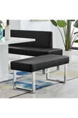 Hitit Dekorasyon Amana Paslanmaz Metal Bench - 2