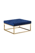 Hitit Dekorasyon Duggan Gold Metal Bench - 2