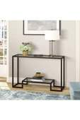 Hitit Dekorasyon Linda Siyah Metal Dresuar&Konsol - 5