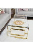 Hitit Dekorasyon Laura Gold Orta Sehpa - 1