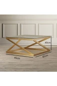 Hitit Dekorasyon Alida Gold Orta Sehpa thumbnail 2